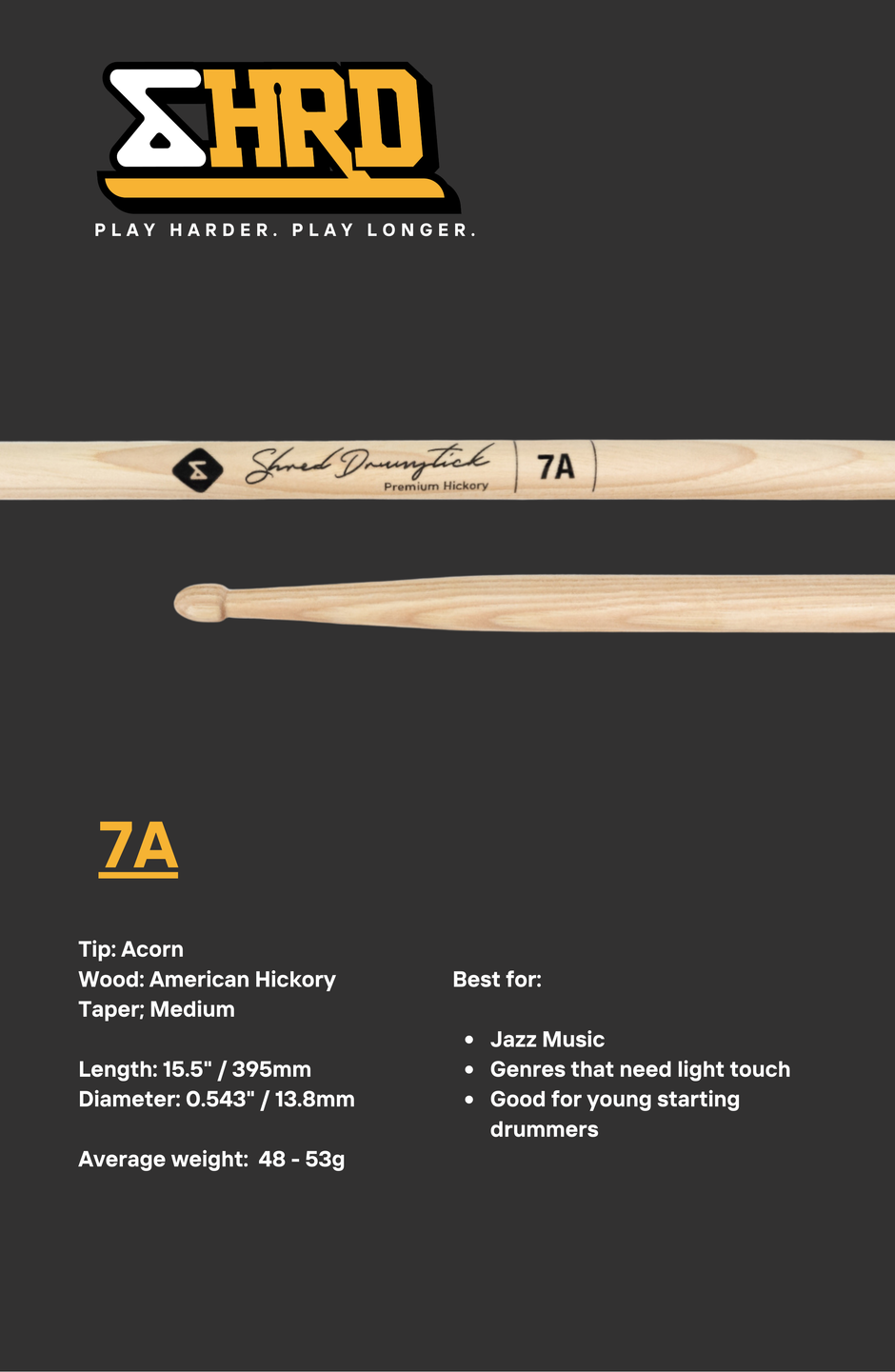 Shred Drumsticks